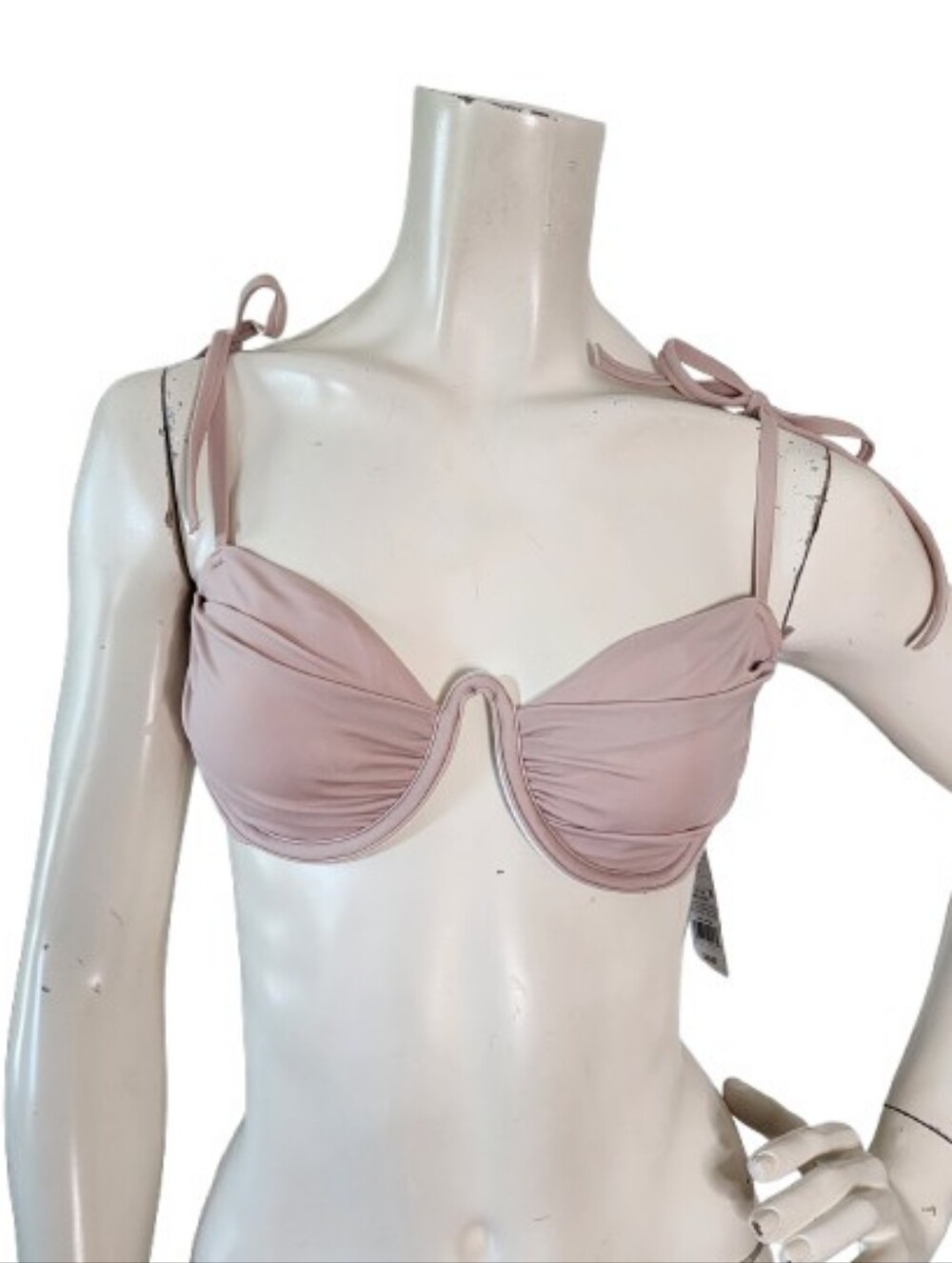 Shade & Shore Bikini Top Womens 36B Brown Underwire NEW
